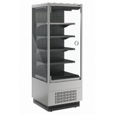 Холодильная горка гастрономическая Carboma FC 20-07 VM 0,6-1 Light (фронт X0) версия 2.0 9006-9005