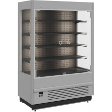 Холодильная горка гастрономическая Carboma FC 20-08 VM 1,3-1 Light (фронт X0, цвет по схеме фронт стандартный цвет)