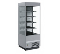 Холодильная горка гастрономическая Carboma FC20-07 VM 0,6-2 (Carboma Cube 1930/710 ВХСп-0,6, цвет по схеме, фронт стандартный цвет)