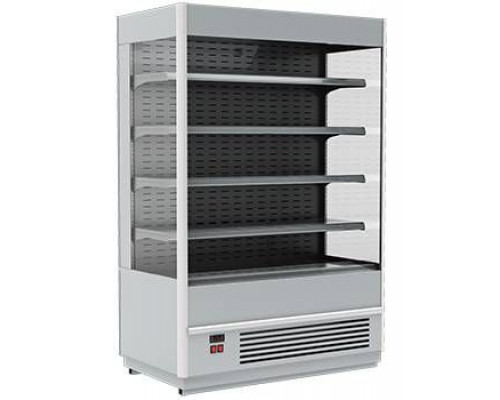 Холодильная горка гастрономическая Carboma FC20-07 VM 1,3-2 (Carboma Cube 1930/710 ВХСп-1,3, 9005 цвет черный)