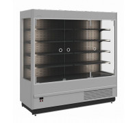 Холодильная горка гастрономическая Carboma FC20-07 VM 1,9-1 Light (фронт X0, цвет по схеме, фронт стандартный цвет)