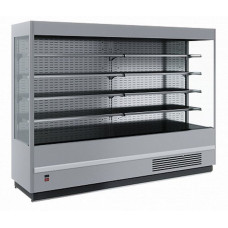 Холодильная горка гастрономическая Carboma FC20-07 VM 2,5-2 (Carboma Cube 1930/710 ВХСп-2,5, цвет по схеме, фронт стандартный цвет)