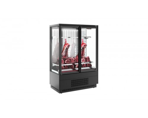 Холодильная горка мясная Carboma FC20-07 VV 1,0-1 Standart фронт X7 версия 2.0 (9005-0430)