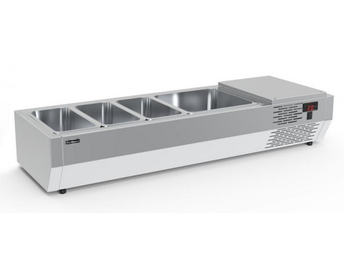 Холодильная витрина для ингредиентов Carboma A40 SM 1,2 (3 GN1/3+1 GN1/2)