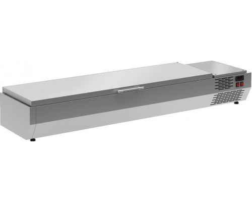 Холодильная витрина для ингредиентов Carboma A40 SM 2,1 с крышкой 0430