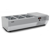 Холодильная витрина для ингредиентов Carboma IDO (A40) SM 0,9 (VTI2-G (GN1/3))