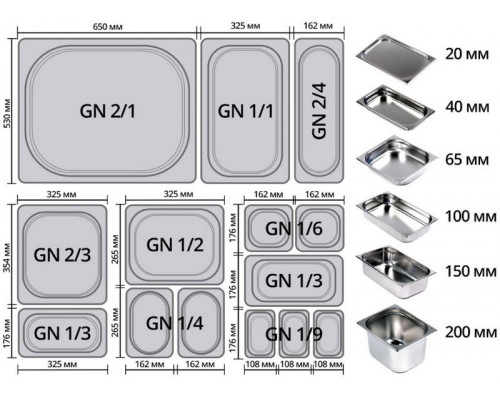 Холодильная витрина для ингредиентов Carboma IDO A40 SM 1,4 (5 GN1/3)