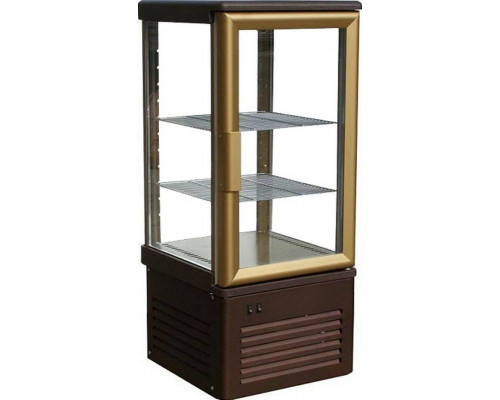Шкаф кондитерский Carboma D4 VM 120-1 (R120C) (0109-0102 (коричнево-золотой))