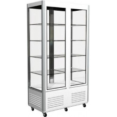 Шкаф кондитерский Carboma D4 VM 800-1 (R800C) (цвет по схеме, 2 дв,стекл полки)