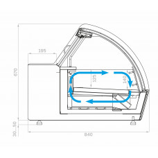 Витрина для мороженого Carboma JOY 2 I83 VL 0,8-1 (0430)