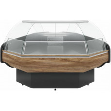 Витрина холодильная Carboma G120 VM-5 KombiLux (внешний угол, динамика, цвет по схеме)