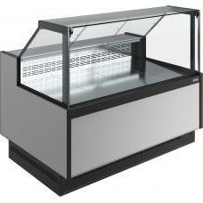Витрина холодильная Carboma GC110 SM 1,25-1 версия 2.0 с боковинами, 9006-0430