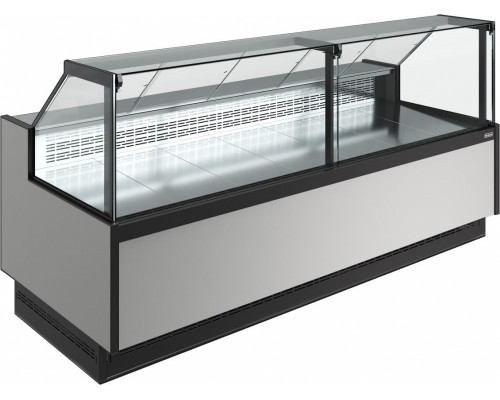 Витрина холодильная Carboma GC110 SM 2,5-1 версия 2.0 без боковин, цвет по схеме стандарт