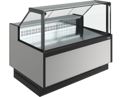 Витрина холодильная Carboma GC110 VM 1,25-1 версия 2.0 с боковинами, 9006-0430