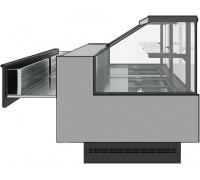 Витрина холодильная Carboma GC110 VM 1,25-1 версия 2.0 выдвижные поддоны, без боковин, 9006-0430