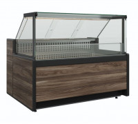 Витрина холодильная Carboma GC111 SM 1,25-1 (1008 Темный дуб)