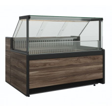 Витрина холодильная Carboma GC111 SM 1,25-1 (1008 Темный дуб)
