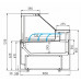 Витрина холодильная Carboma GC111 SM 1,5-1 (1010 Мариель)