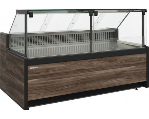 Витрина холодильная Carboma GC111 SM 2,0-1 (1008 Темный дуб)