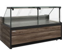 Витрина холодильная Carboma GC111 SM 2,5-1 (1008 Темный дуб)