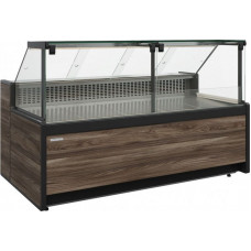 Витрина холодильная Carboma GC111 SM 2,5-1 (1008 Темный дуб)