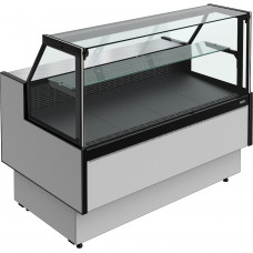 Витрина холодильная Carboma GC85 VM 1,25-1 с боковинами, 9006-9005
