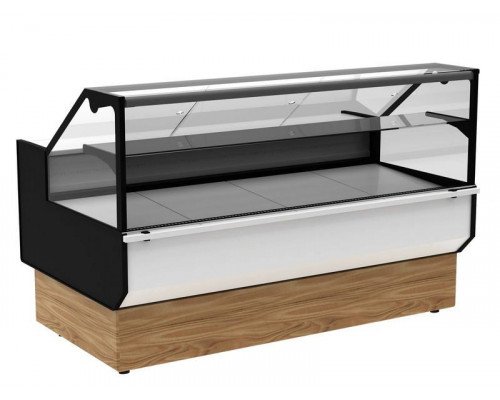 Витрина холодильная Carboma GC95 SM 1,2-1 0013-0430 (ВХС-1,2 Carboma GC95 KombiLux) (0107 Ольха)