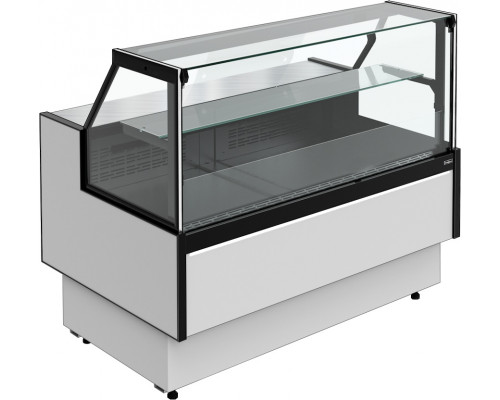 Витрина холодильная Carboma GC95 VM 1,5-1 версия 2.0 выдвижные поддоны, без боковин, 9006-0430