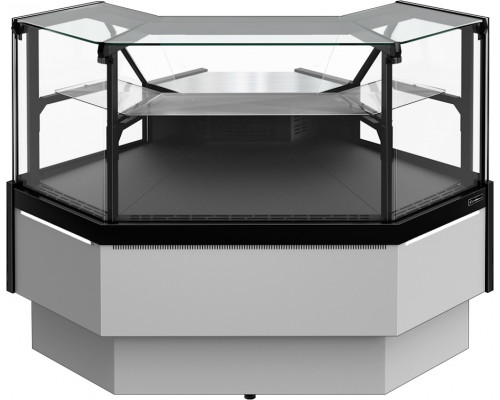 Витрина холодильная Carboma GC95 VM 5-1 версия 2.0 внешний угол, с боковинами, 9006-0430