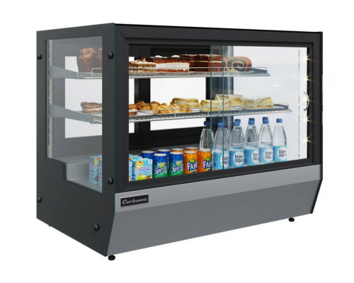 Витрина холодильная настольная Carboma AC59 VM 0,7-1 (слайдер, фронт стандартный цвет)