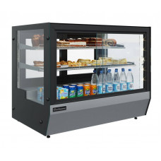Витрина холодильная настольная Carboma AC59 VM 1,2-1 (слайдер, фронт стандартный цвет)