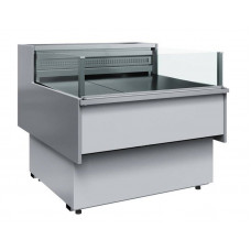 Витрина холодильная открытая Carboma GC110 SM 1,25-2 (с боковинами, открытая) (0011-9006)
