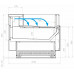 Витрина холодильная открытая Carboma GC110 SM 2,0-2 версия 2.0 без боковин, 9006-0430