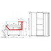 Витрина холодильная открытая Carboma GC110 VM 1,5-2 (с боковинами, динамика, открытая) (0011-9006)