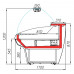 Витрина холодильная с выносным агрегатом Carboma G110 VM 1,25-1-1 (ВХС-1,25 Carboma G110 (динамика))