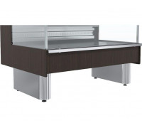 Витрина холодильная с выносным агрегатом Carboma GC110 VM 0,94-2-1 (ВХСо-0,94 Carboma GC110 (динамика, без боковин, 1005 венге)