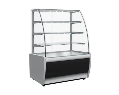 Витрина кондитерская Carboma K70 VH 0,9-1 Light Chocolate 0011-9005 (ВХСв - 0,9д Техно для шоколада)