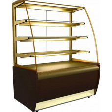 Витрина кондитерская Carboma K70 VM 1,3-1 Light цвет по схеме (стандарт)