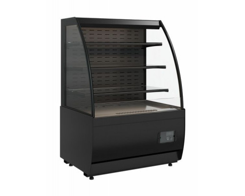 Витрина кондитерская Carboma K70 VM 1,3-2 Standart открытая, горка версия 2.0 (9005)