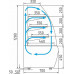 Витрина кондитерская Carboma K70 VV 0,9-1 Standart 9005-0430