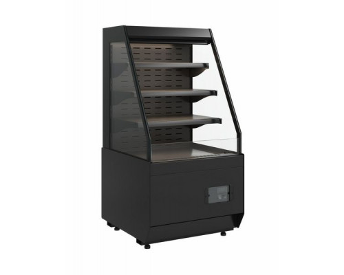 Витрина кондитерская Carboma KC70 VM 0,9-2 Standart открытая, горка версия 2.0 (9005)