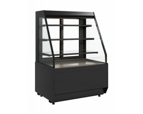 Витрина кондитерская Carboma KC70 VM 1,3-2 Standart открытая версия 2.0 (9005)