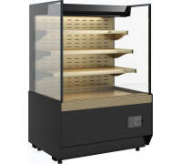 Витрина кондитерская Carboma KC70 VM 1,3-2 Standart версия 2.0 открытая, горка, без боковин, 9005-0109