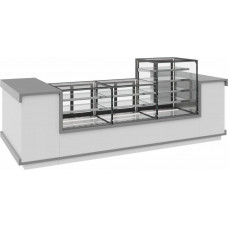 Витрина кондитерская Carboma KC71-130 VV 0,9-1 BUILT-IN 9005