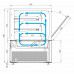 Витрина кондитерская Carboma KC84-110 VV 1,5-1 (9005)
