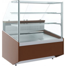 Витрина кондитерская Carboma KC95 SM 1,5-1 (1008 темный дуб)