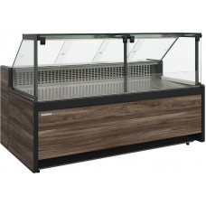 Витрина морозильная Carboma GC111 SL 2,0-1 (1008 Темный дуб)