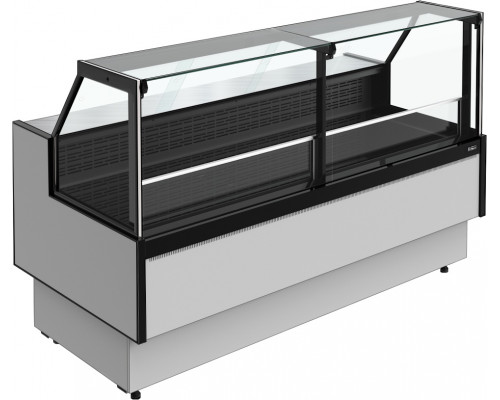 Витрина морозильная Carboma GC95 SL 2,0-1 версия 2.0 с боковинами, 9006-9005