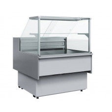 Витрина нейтральная напольная Carboma GC110 N 1,25-1 (с боковинами) (0011-9006)