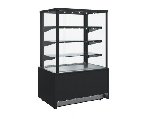 Витрина нейтральная напольная Carboma KC70 N 1,3-1 Light 9005-0430